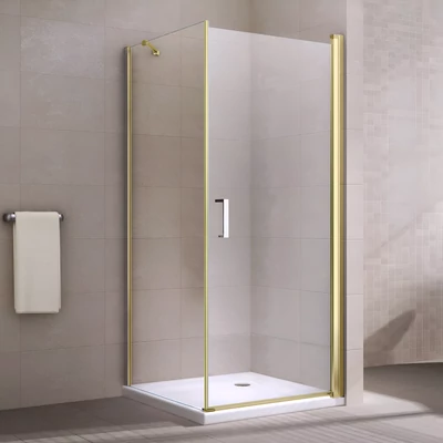 Rubio || Gold Cabină de duș 80x80, 195cm, 6mm