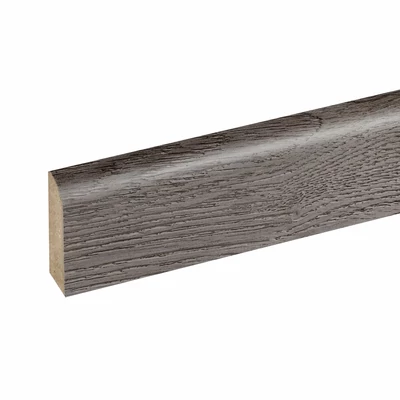 W-STEP || plintă pentru pardoseală pentru pardoseală laminată, imitatie stejar alb, 2400x60x15 mm