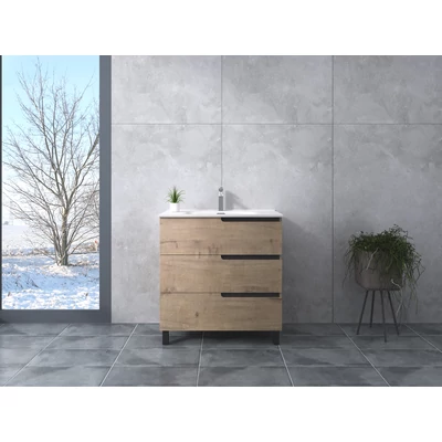 Torino || Sonoma Dulap de baie cu lavoar 60cm