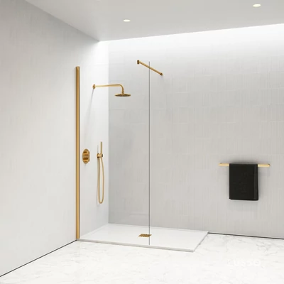 Walk-in || Gold Perete de duș 80, 200cm, 8mm