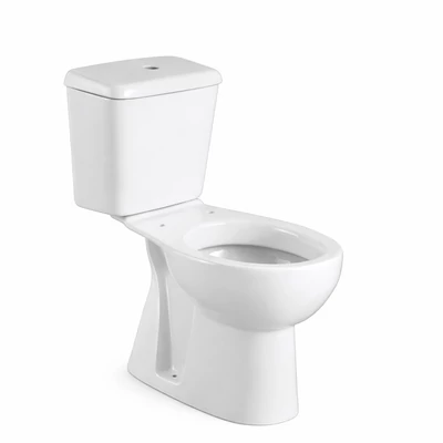 OSLO || Vas WC monobloc, adânc, cu rezervor, evacuare orizontală, ceramică, alb