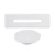 Capac de preaplin și capac de scurgere pentru cadă freestanding, white