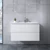 Catania || White Dulap de baie cu lavoar 60cm
