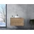 Genova || Sonoma Dulap de baie cu lavoar 80 cm