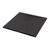 Cagliari || Black 90x90x2,6 cm tăviță de duș pătrată, SMC, cu sifon inclus