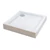 Almagro || 80x80x13,5 cm tăviță de duș pătrată, acrilică, cu sifon inclus