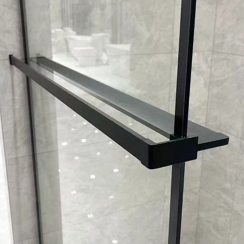 Rochelle || Black Suport pentru prosop și săpun 140 cm