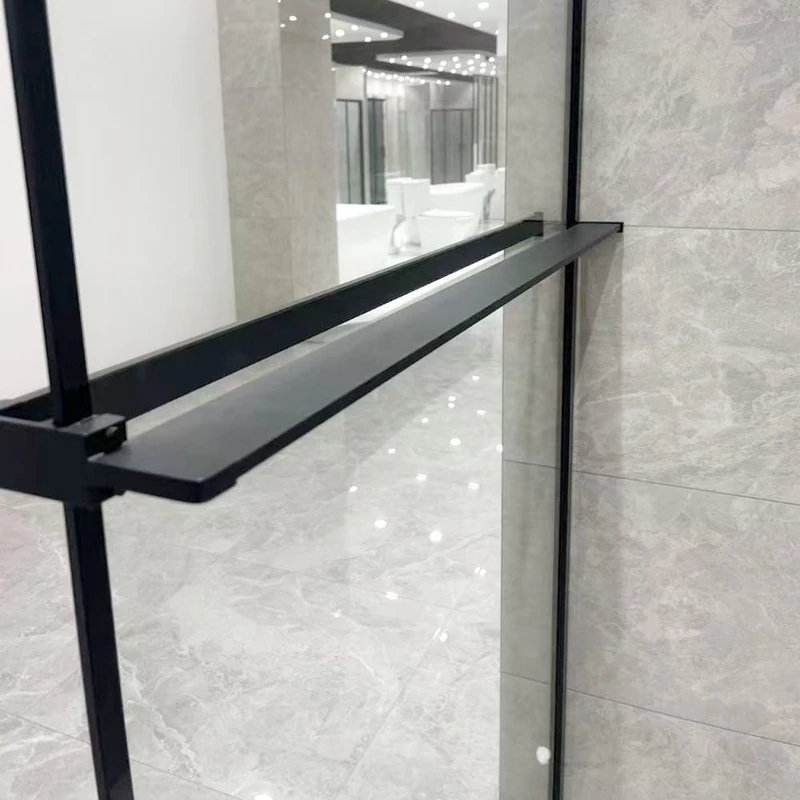 Rochelle || Black Suport pentru prosop și săpun 140 cm