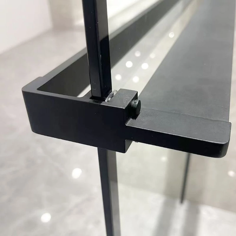 Rochelle || Black Suport pentru prosop și săpun 140 cm