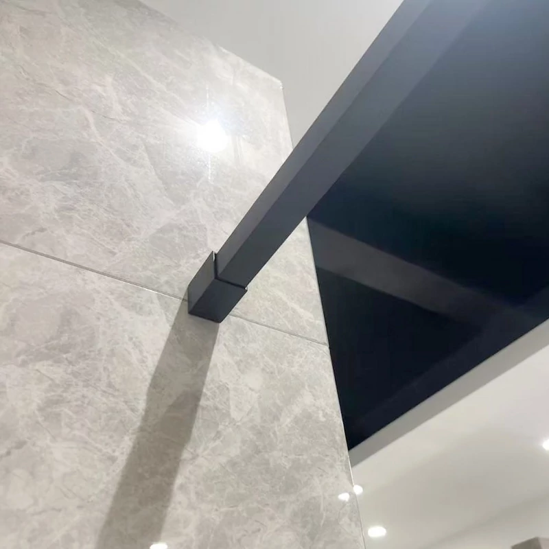 Rochelle || Black Suport pentru prosop și săpun 140 cm