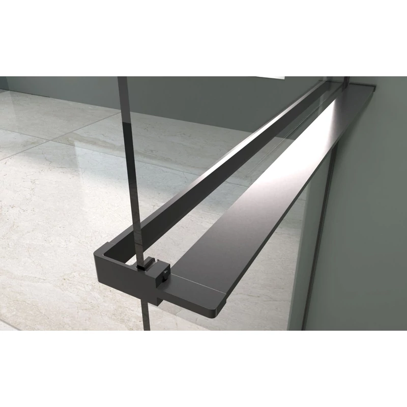 Rochelle || Black Suport pentru prosop și săpun 140 cm