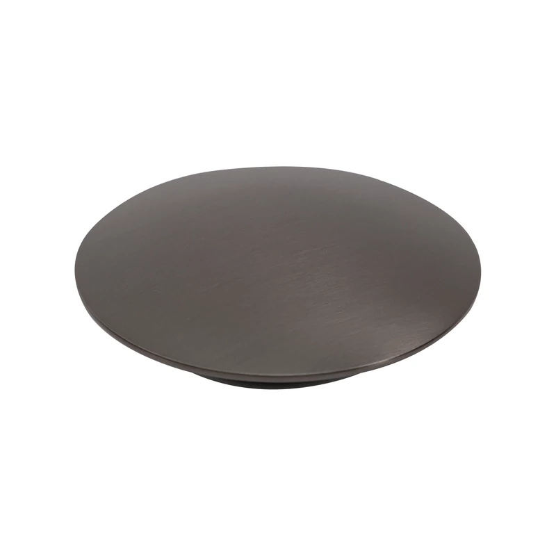 Capac de preaplin și capac de scurgere pentru cadă freestanding, gun grey