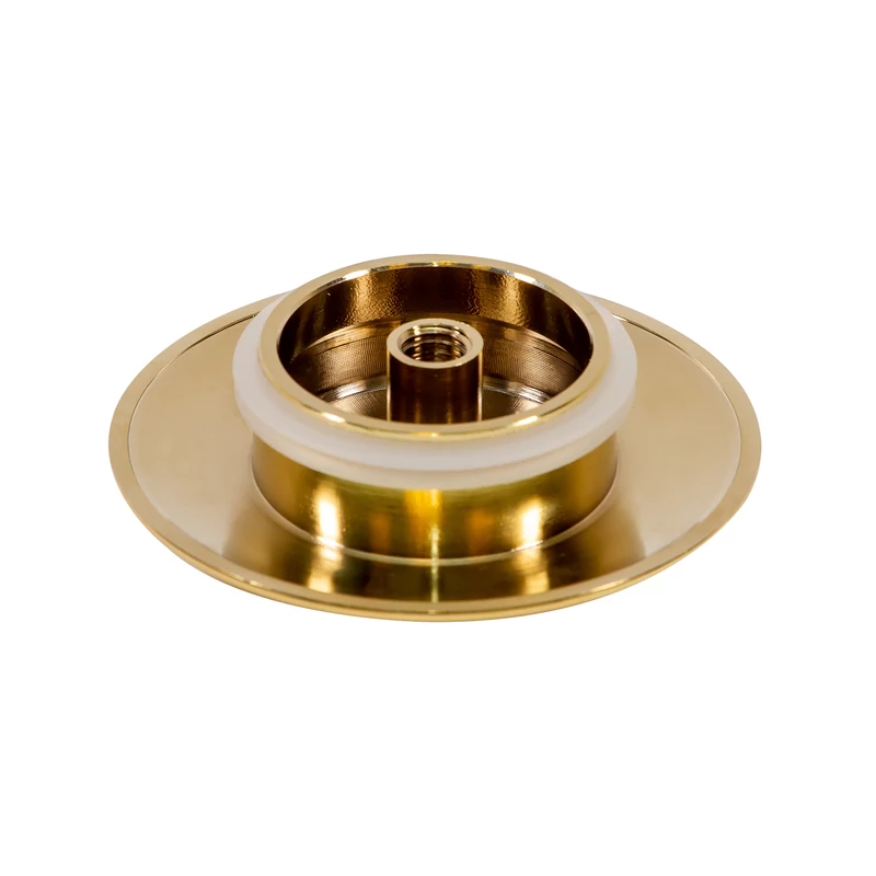 Capac de preaplin și capac de scurgere pentru cadă freestanding, gold