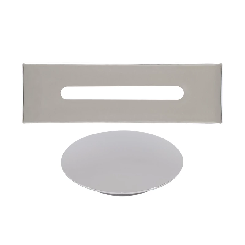 Capac de preaplin și capac de scurgere pentru cadă freestanding, silver
