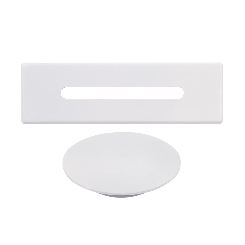 Capac de preaplin și capac de scurgere pentru cadă freestanding, white