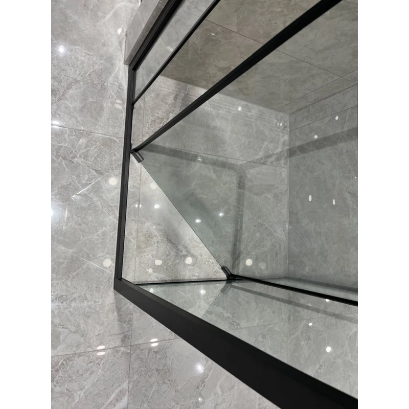 Firenze || Cabină de duș Black 6mm 70cm