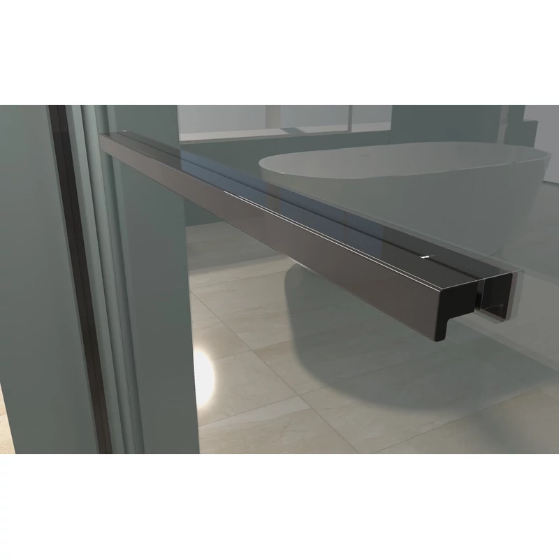 Firenze || Cabină de duș Black 6mm 70cm