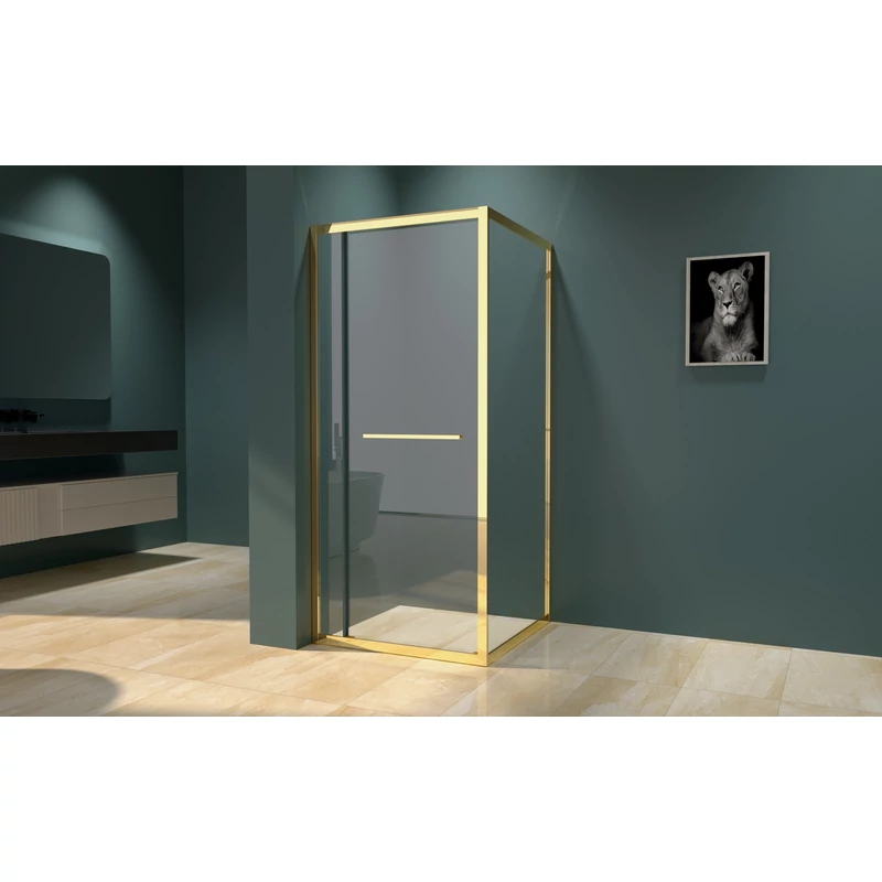 Firenze || Cabină de duș Gold 6mm 80cm