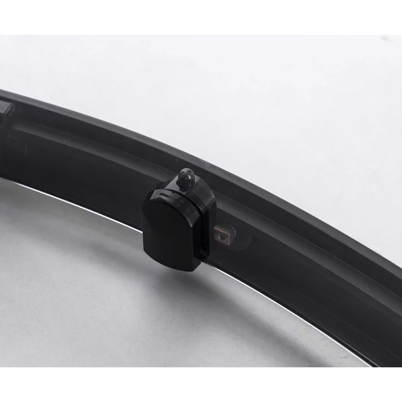 Murcia || Negru Cabină De Duș Semirotundă  80x80, 190cm, 6mm, NANO