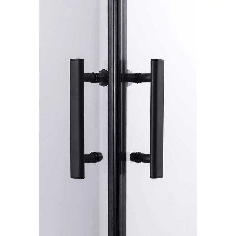 Motril || Negru Cabină de duș 80x80, 190cm, 6mm, NANO