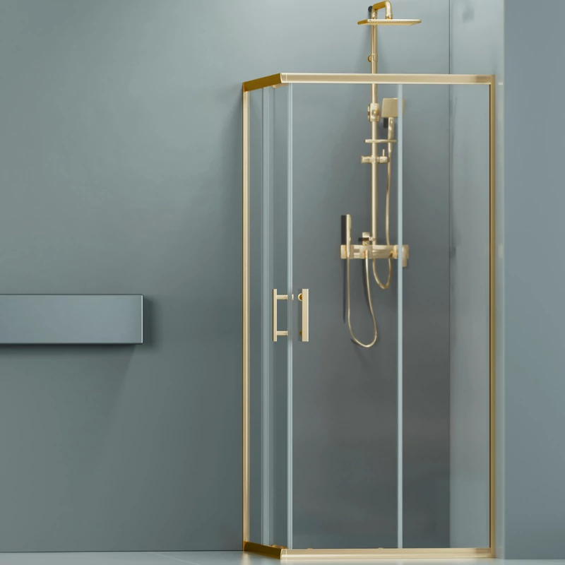 Motril Gold Cabină de duș 80x80, 190cm, 6mm NANO