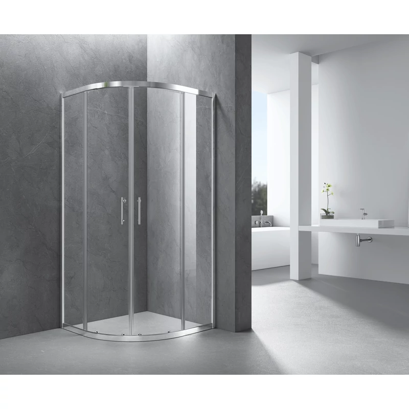 MURCIA curbat Cabină de duș 80x80, 90x90, 190/195cm, 6mm