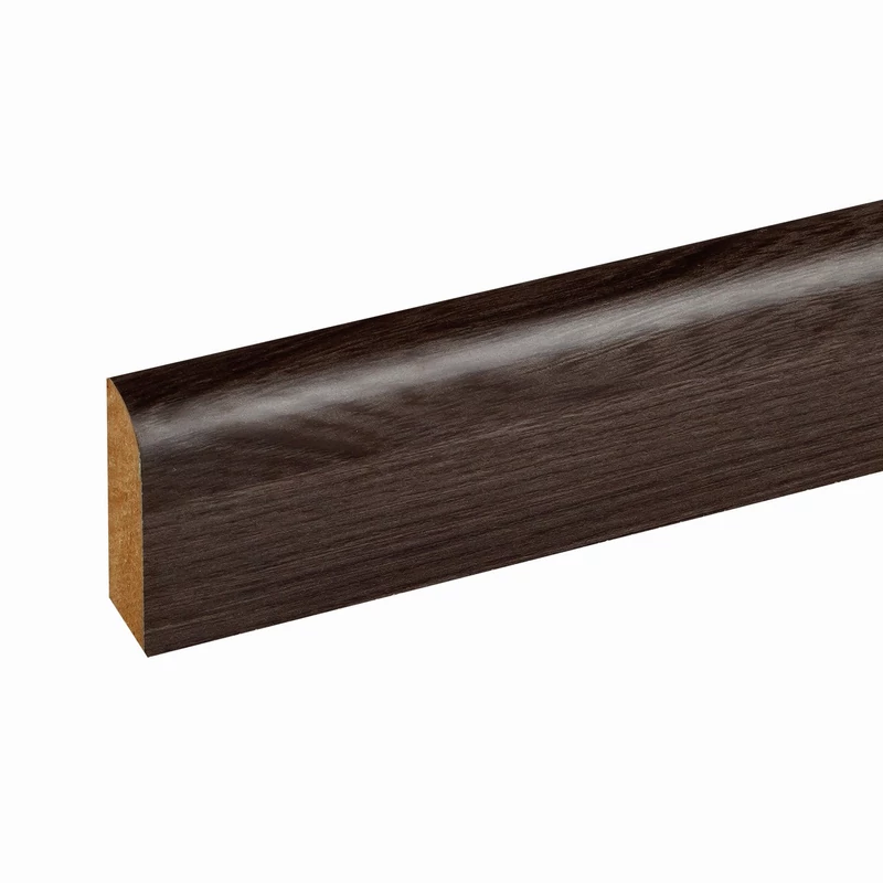 W-STEP plintă pentru pardoseală pentru pardoseală laminată, imitatie stejar închis, 2400x60x15 mm