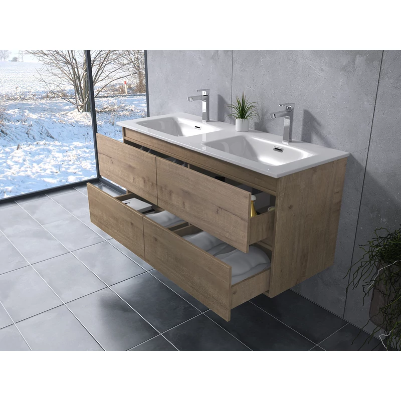 Dijon || Sonoma Dulap de baie cu lavoar 120cm