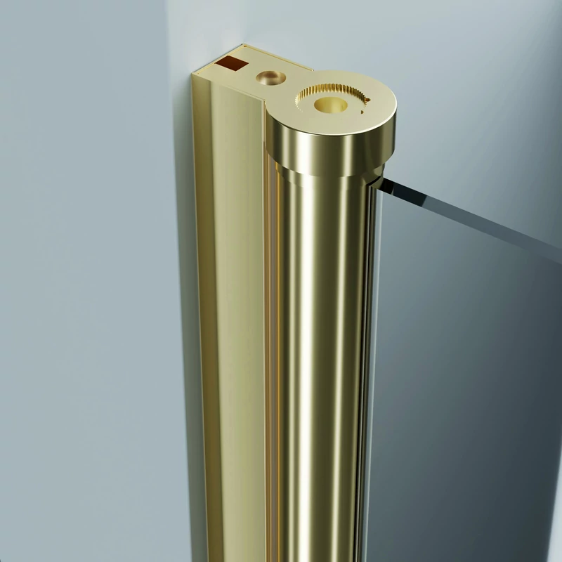 Madeira || Gold 80 ușă de duș care se deschide, 190cm, 6mm