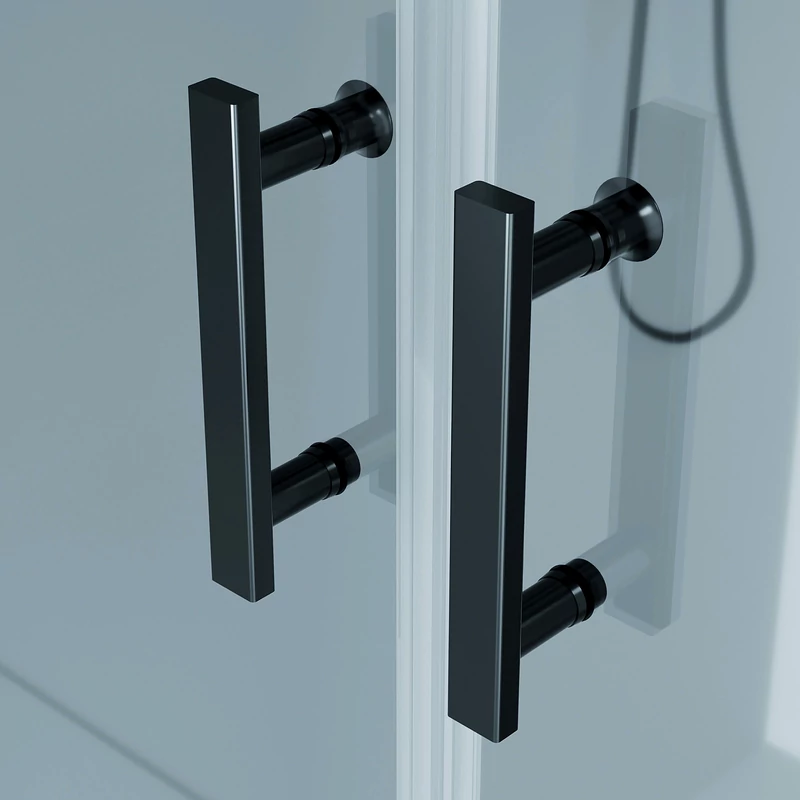 Westy || 80  Negru Ușă de duș, 195cm, 6mm