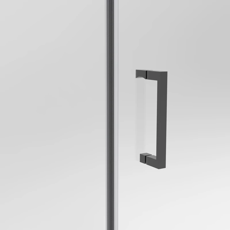 Belvero || Negru Ușă de duș, 120x195cm, 6mm