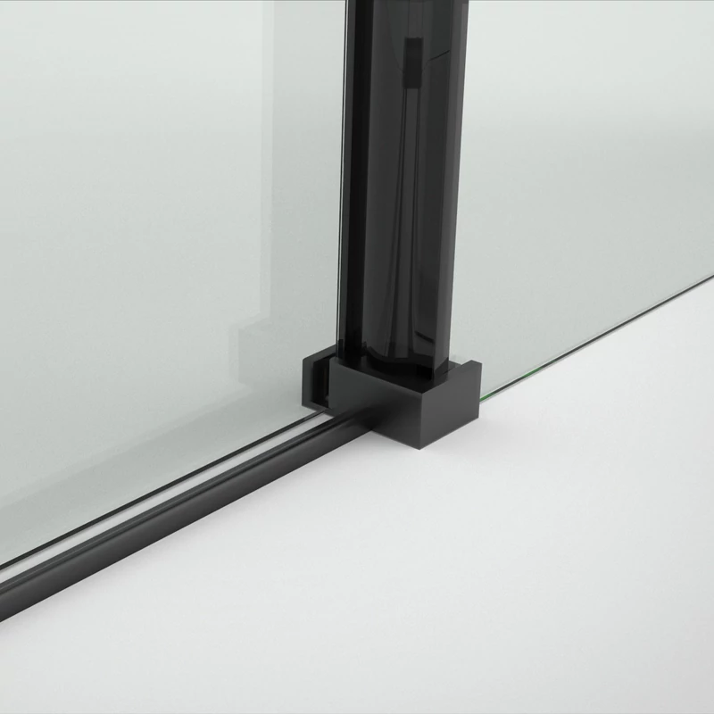 Belvero || Negru Ușă de duș, 120x195cm, 6mm