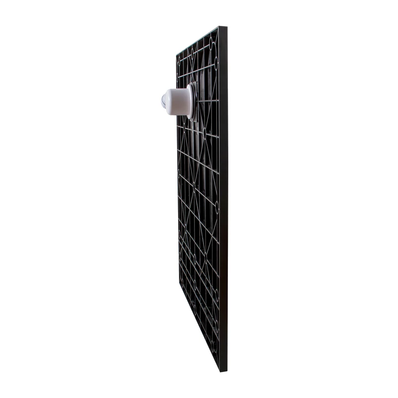 Cagliari || Black 80x100x2,6 cm tăviță de duș pătrată, SMC, cu sifon inclus