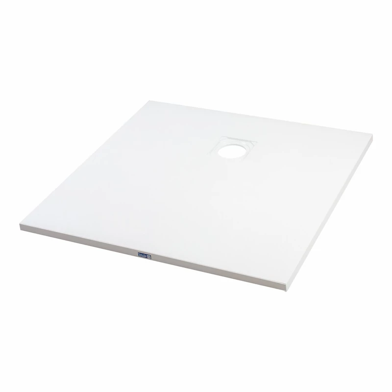 Cagliari || White 80x80x2,6 cm tăviță de duș pătrată, SMC, cu sifon inclus