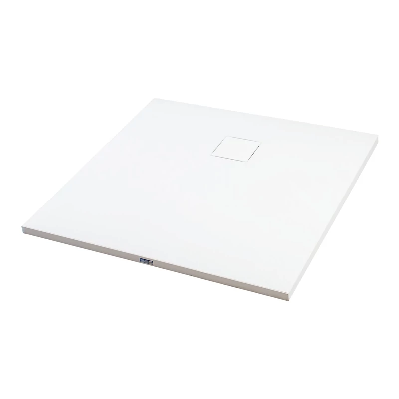 Cagliari White 80x80x2,6 cm tăviță de duș pătrată, SMC, cu sifon inclus