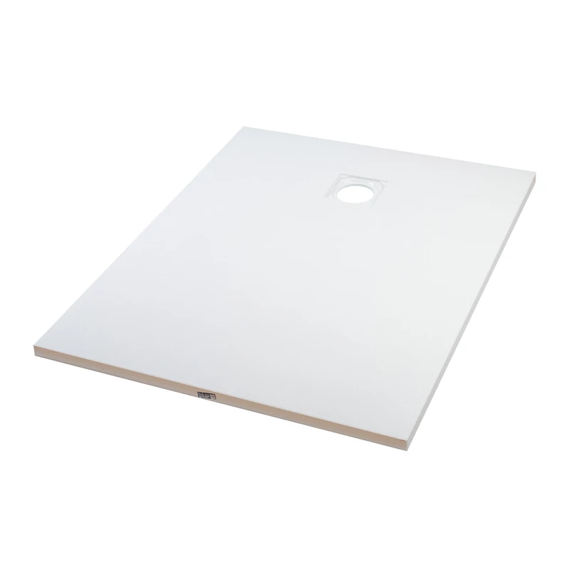 Cagliari || White 90x120x2,6 cm tăviță de duș pătrată, SMC, cu sifon inclus