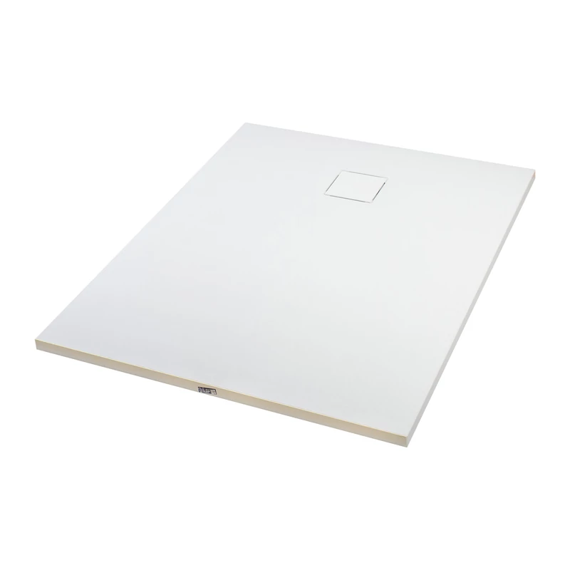 Cagliari || White 90x120x2,6 cm tăviță de duș pătrată, SMC, cu sifon inclus
