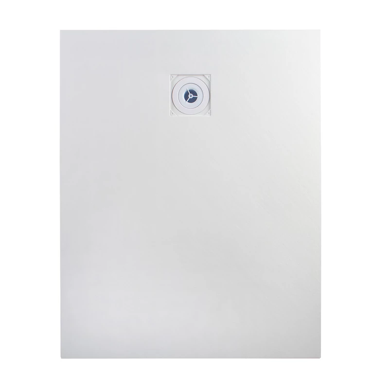 Cagliari || White 90x120x2,6 cm tăviță de duș pătrată, SMC, cu sifon inclus