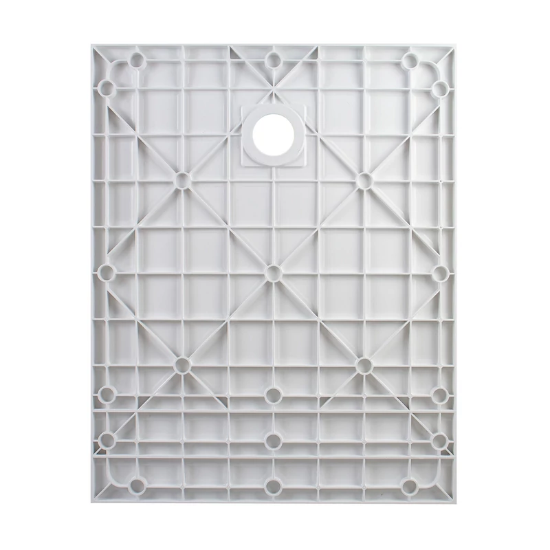 Cagliari || White 90x120x2,6 cm tăviță de duș pătrată, SMC, cu sifon inclus