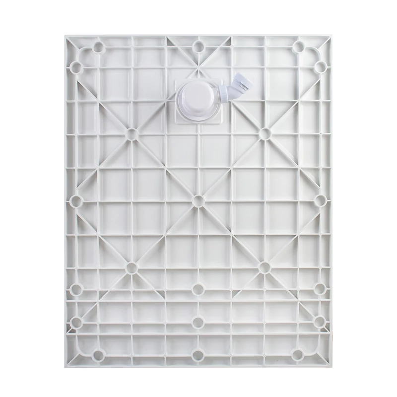 Cagliari || White 90x120x2,6 cm tăviță de duș pătrată, SMC, cu sifon inclus