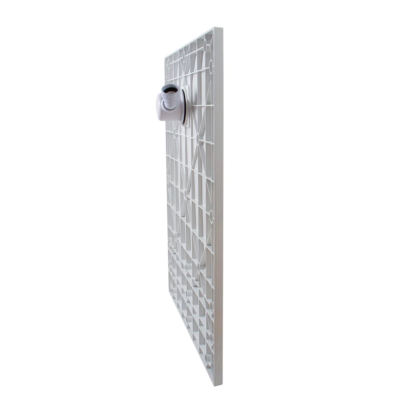Cagliari || White 90x120x2,6 cm tăviță de duș pătrată, SMC, cu sifon inclus