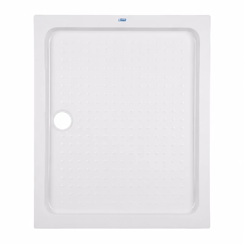 Almagro || 80x100x13,5 cm tăviță de duș pătrată, dreptunghiulară, acrilică, cu sifon inclus