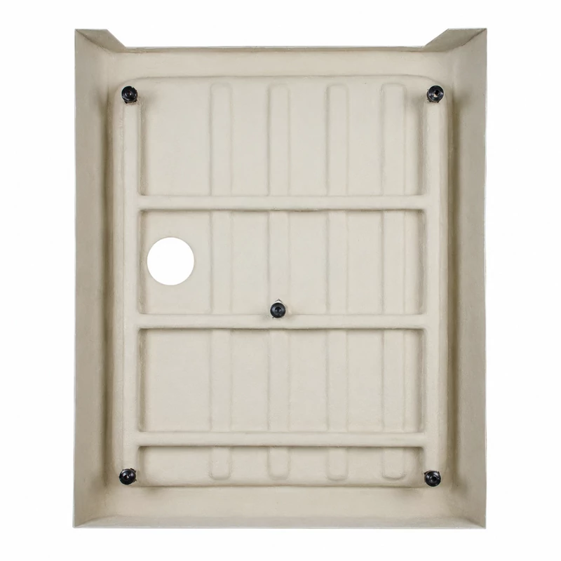 Almagro || 80x100x13,5 cm tăviță de duș pătrată, dreptunghiulară, acrilică, cu sifon inclus