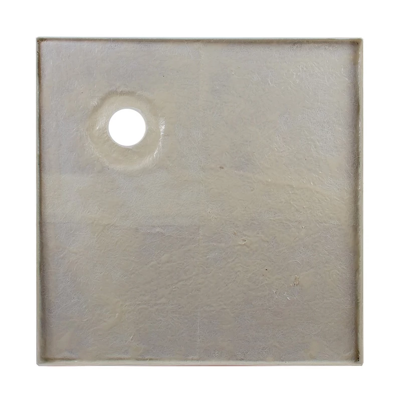 Coria || 80x80x 5 cm tăviță de duș pătrată, acrilică, cu sifon inclus