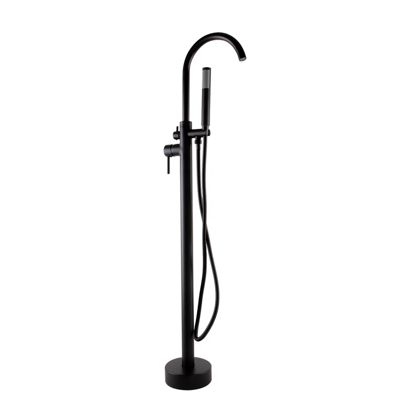 Korfu || Black Baterie freestanding pentru cadă