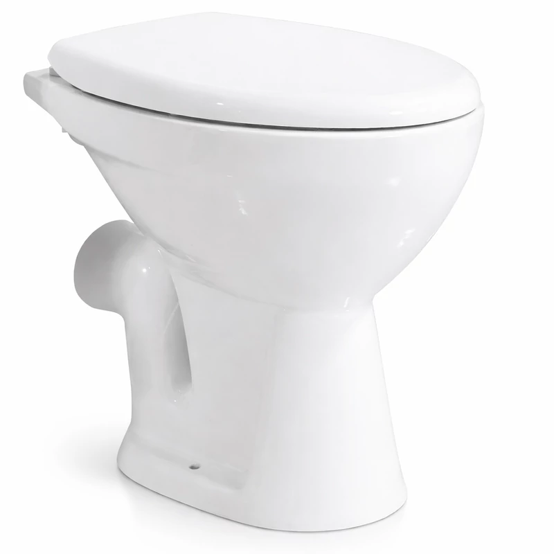 CORI || Vas WC, adânc, ceramică, alb, evacuare verticală