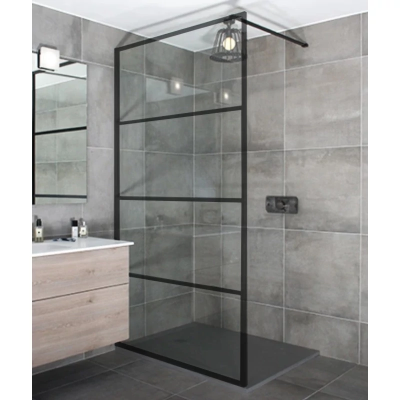 Walk-in Negru Perete duș