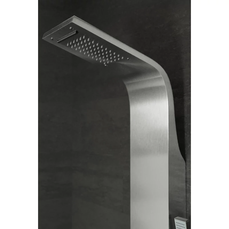 Alegre Silver Panel duș, oțel inoxidabil