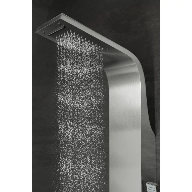 Alegre Silver Panel duș, oțel inoxidabil