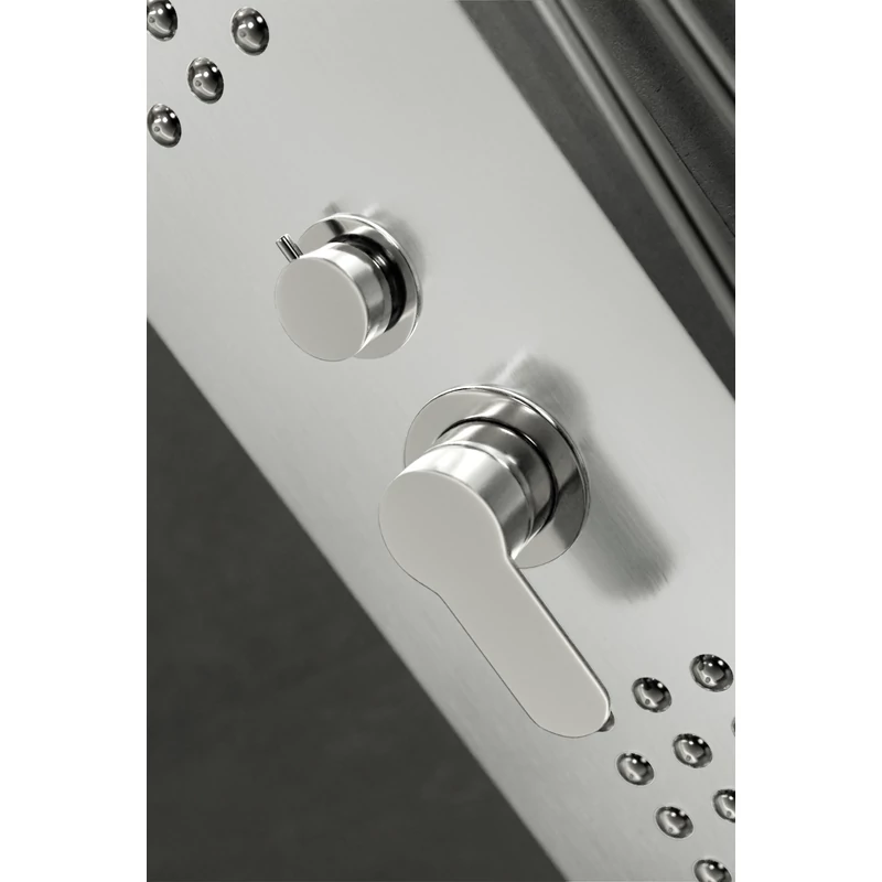 Alegre Silver Panel duș, oțel inoxidabil